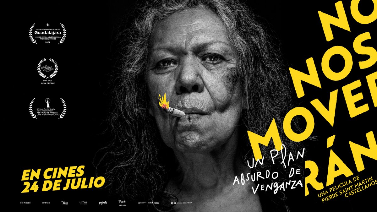PimientaFilms's tweet image. 🔥🚬 “No nos moverán”, una película de Pierre Saint-Martin Castellanos.
24 de julio en cines. #PimientaDistribución