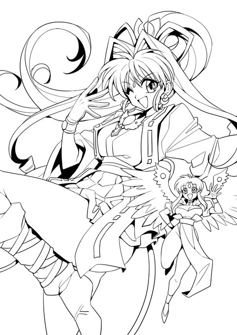 線画 ネリネリ♪ 