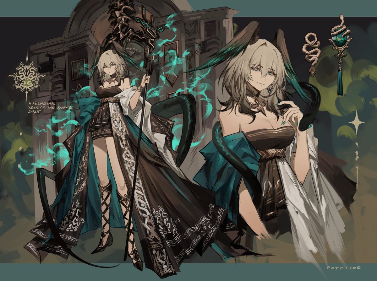 potettoe's tweet image. Ho&apos;olheyak 
#明日方舟 #アークナイツ #Arknights
