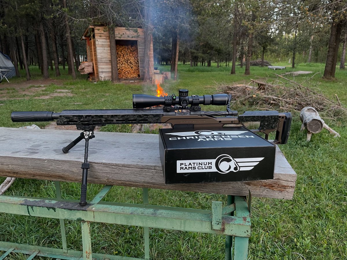 MarksmansCreed's tweet photo. What could be in this box? Reveal video coming soon on YouTube! Beautiful picture pose from the Christensen MPR! @christensenarms #platinumramsclub #christensenarms #welcomebox #reveal #youtube #revealfilm #cabinlife https://t.co/4RKxp07XDV