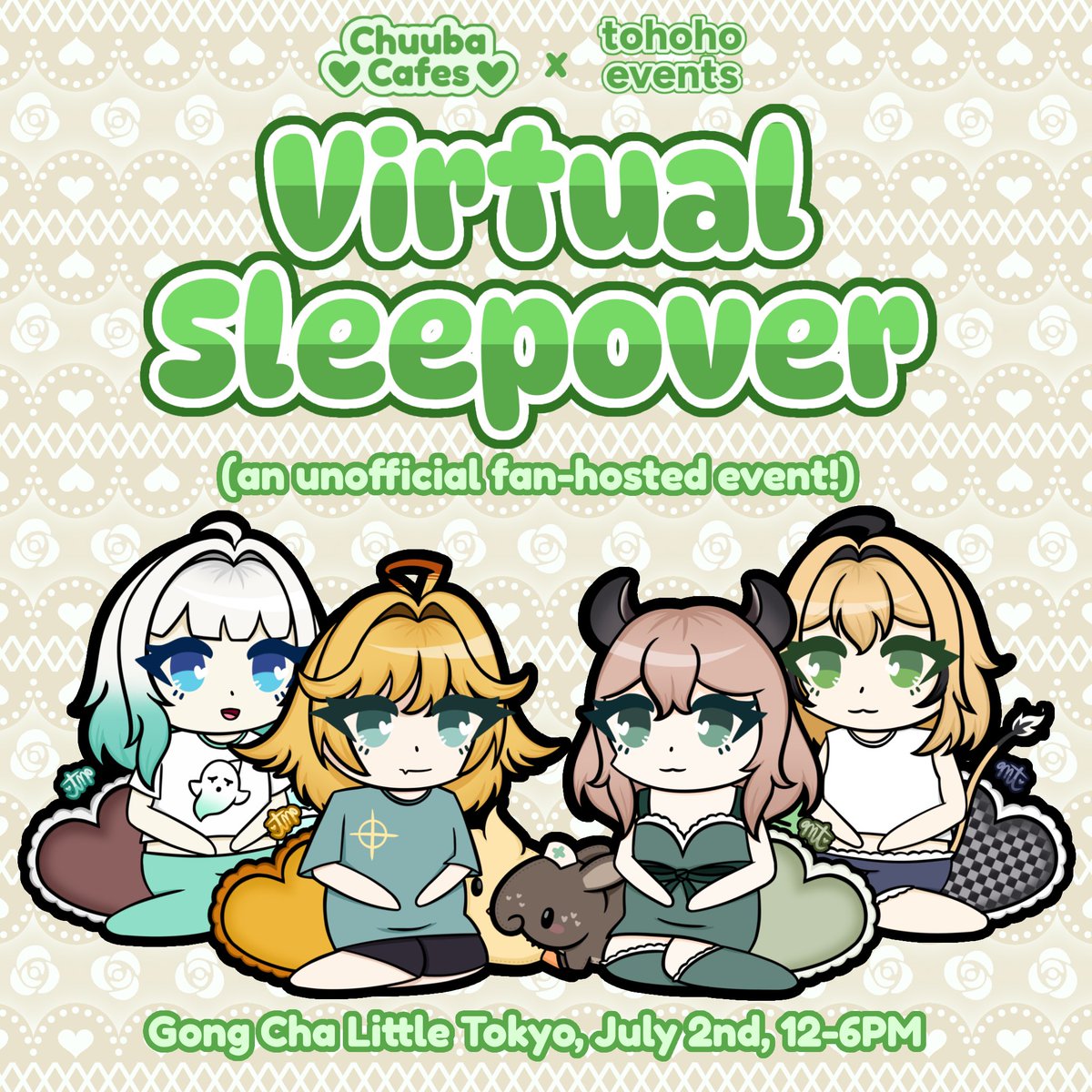 🪶Nanashi Mumei Fanart Gallery Tribute Event!🪶 (@chuubacafes) on Twitter photo ChuubaCafes will be collaborating with <a href="/tohoho_events/">tohoho_events ➡️ Offkai Table 62</a> for our Virtual Sleepover event on July 2nd, 12-6 in Gong Cha LA! If you’re in the area for Anime Expo during Day 0, feel free to stop by!
#chuubatohoho #Fantography #doobart #Nimagery #DokiGallery ChuubaCafes will be collaborating with <a href="/tohoho_events/">tohoho_events ➡️ Offkai Table 62</a> for our Virtual Sleepover event on July 2nd, 12-6 in Gong Cha LA! If you’re in the area for Anime Expo during Day 0, feel free to stop by!
#chuubatohoho #Fantography #doobart #Nimagery #DokiGallery