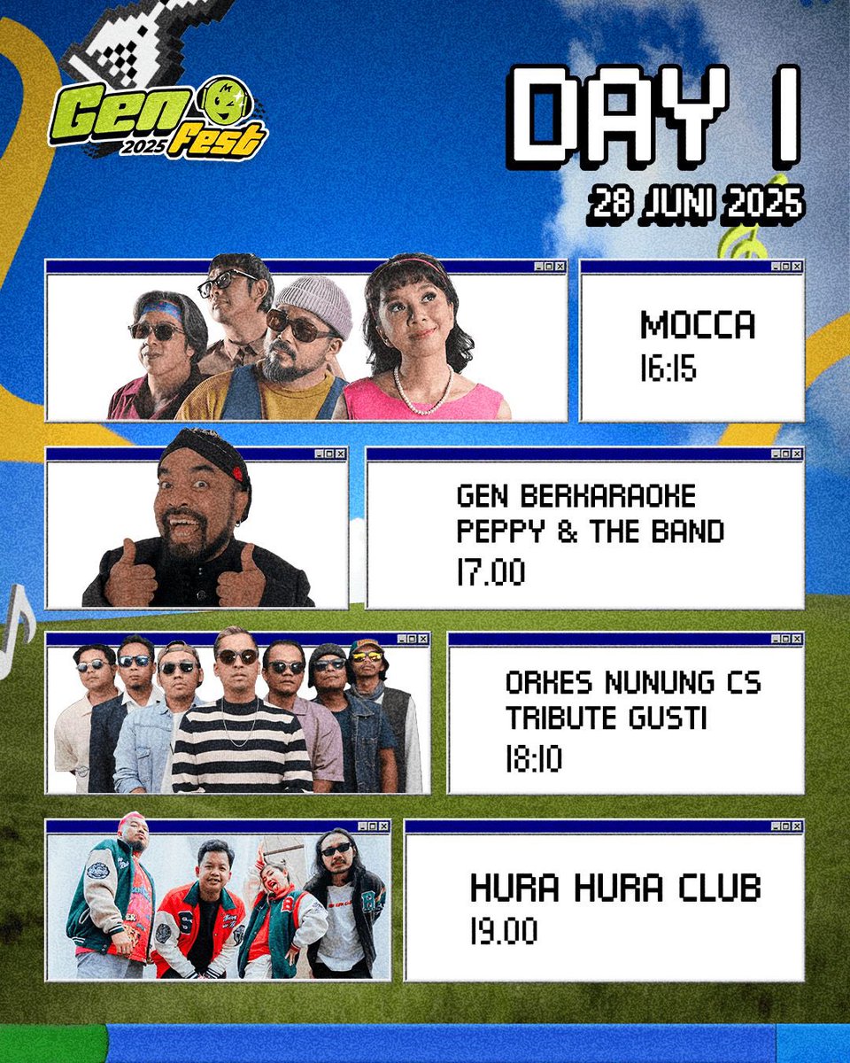 Weekend ini seru-seruan bareng Mocca di GenFest 2025 @ Aeon Mall Deltamas Cikarang. Sampai Jumpa di Genfest!