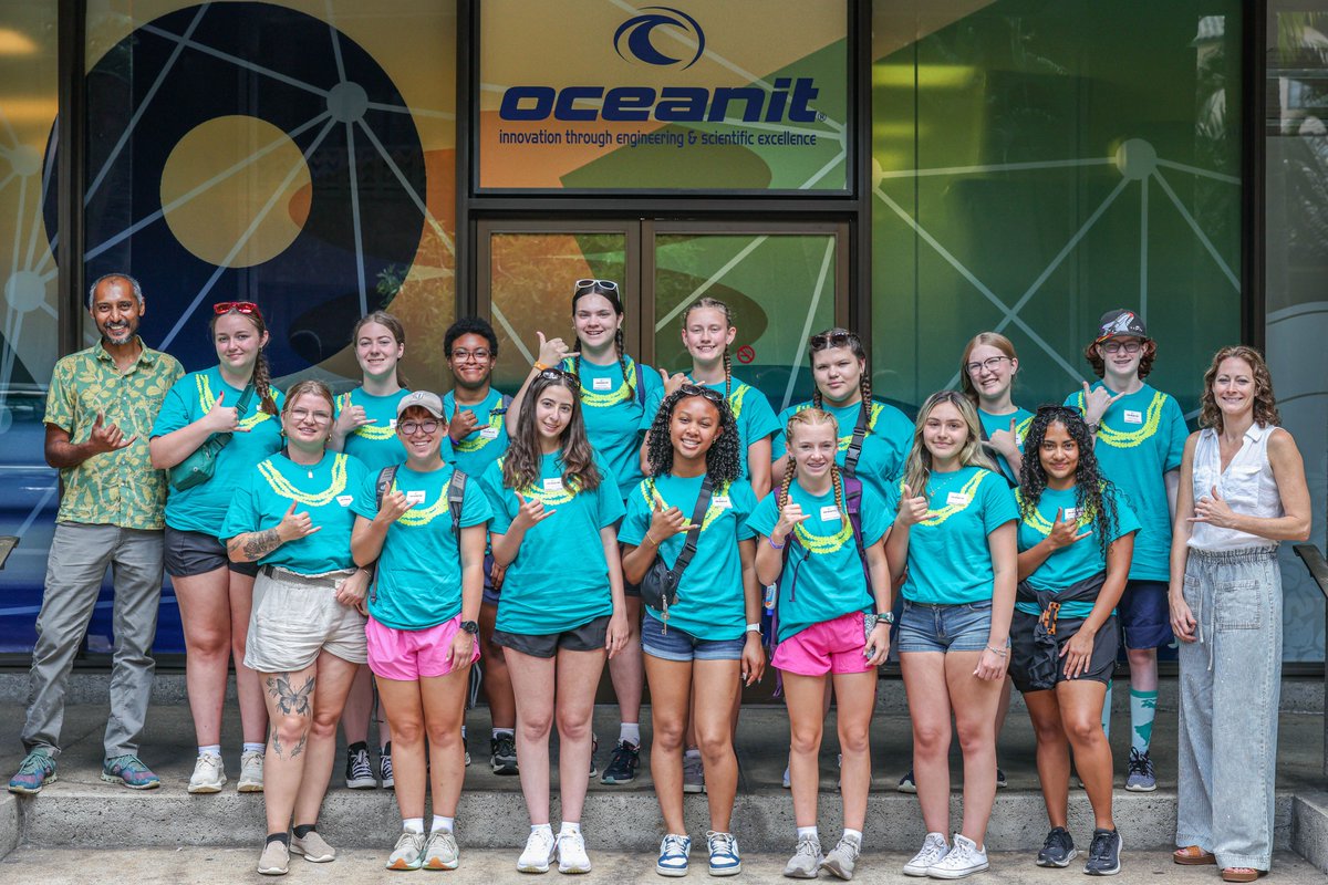 Oceanit welcomed scouts from the <a href="/girlscouts/">Girl Scouts</a>  Destination Camp as part of our long-standing partnership. 💡🧪
They toured our labs, met STEM pros, and explored innovation in action!
#Oceanit #GirlScouts #WomenInSTEM #DestinationCamp #STEMgirls