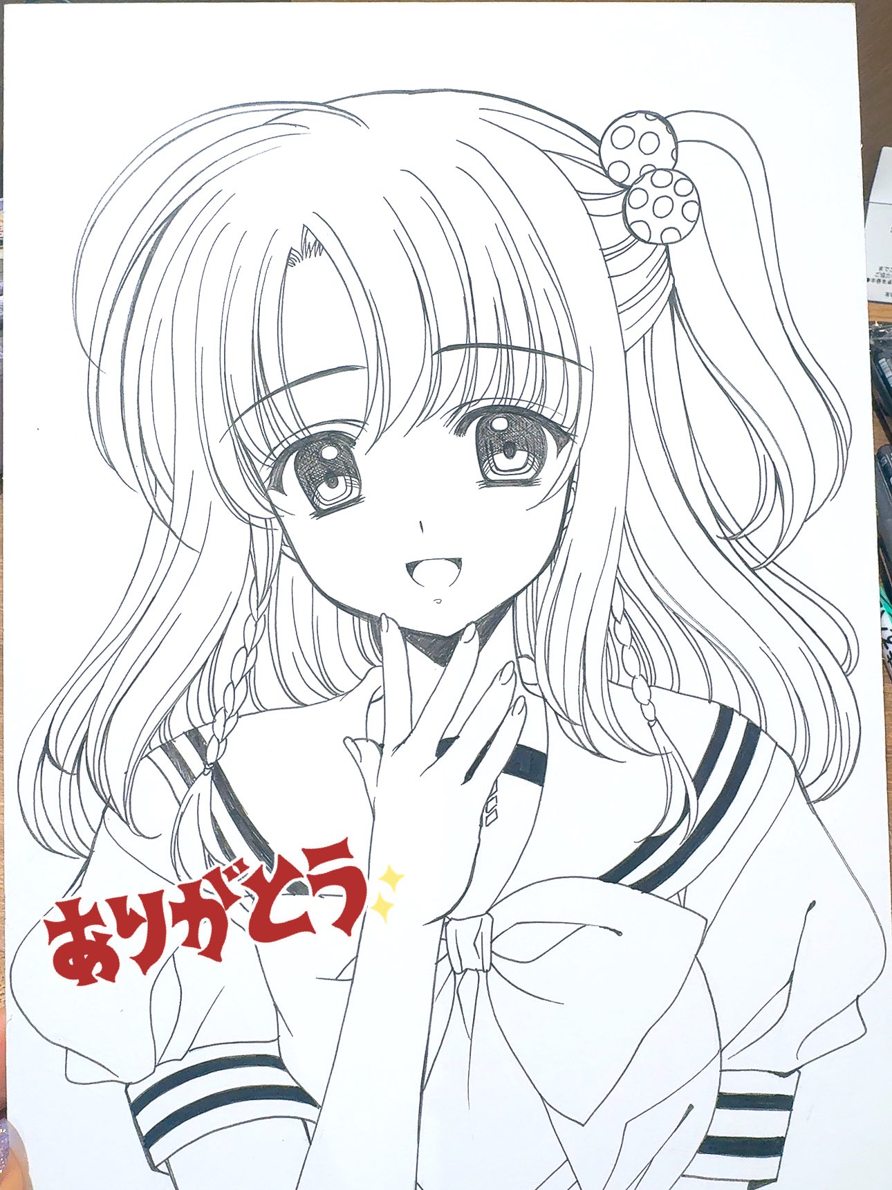 ☆西又葵さん☆ 直筆原画 玉泉日和子 イラスト アールビバン社