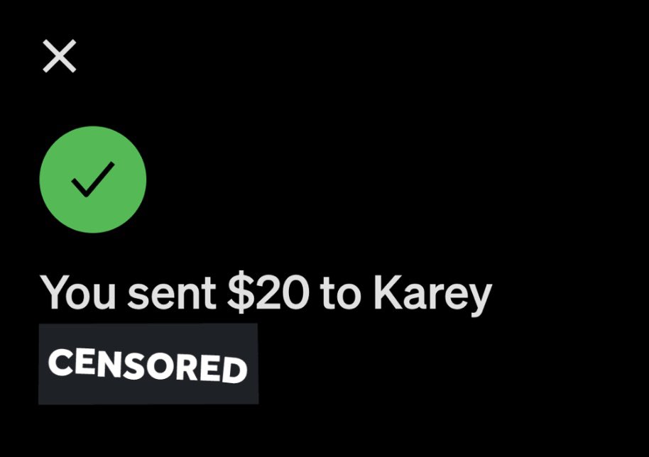 Sent $20 to a follower 

Reward for working on a referral with me