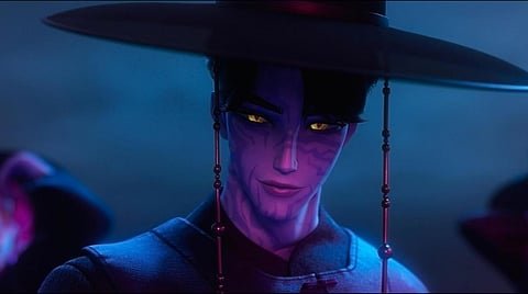 넷플릭스 신작 미애니 <케이팝 데몬 헌터스>가 넷흘릭스 오리지널 영화 작품중에서 로튼토마토 평론가지수 95%, 관객지수 93%로 종합 평점 신기록을 세웠다는 소식입니다! #KPOPDEMONHUNTERS