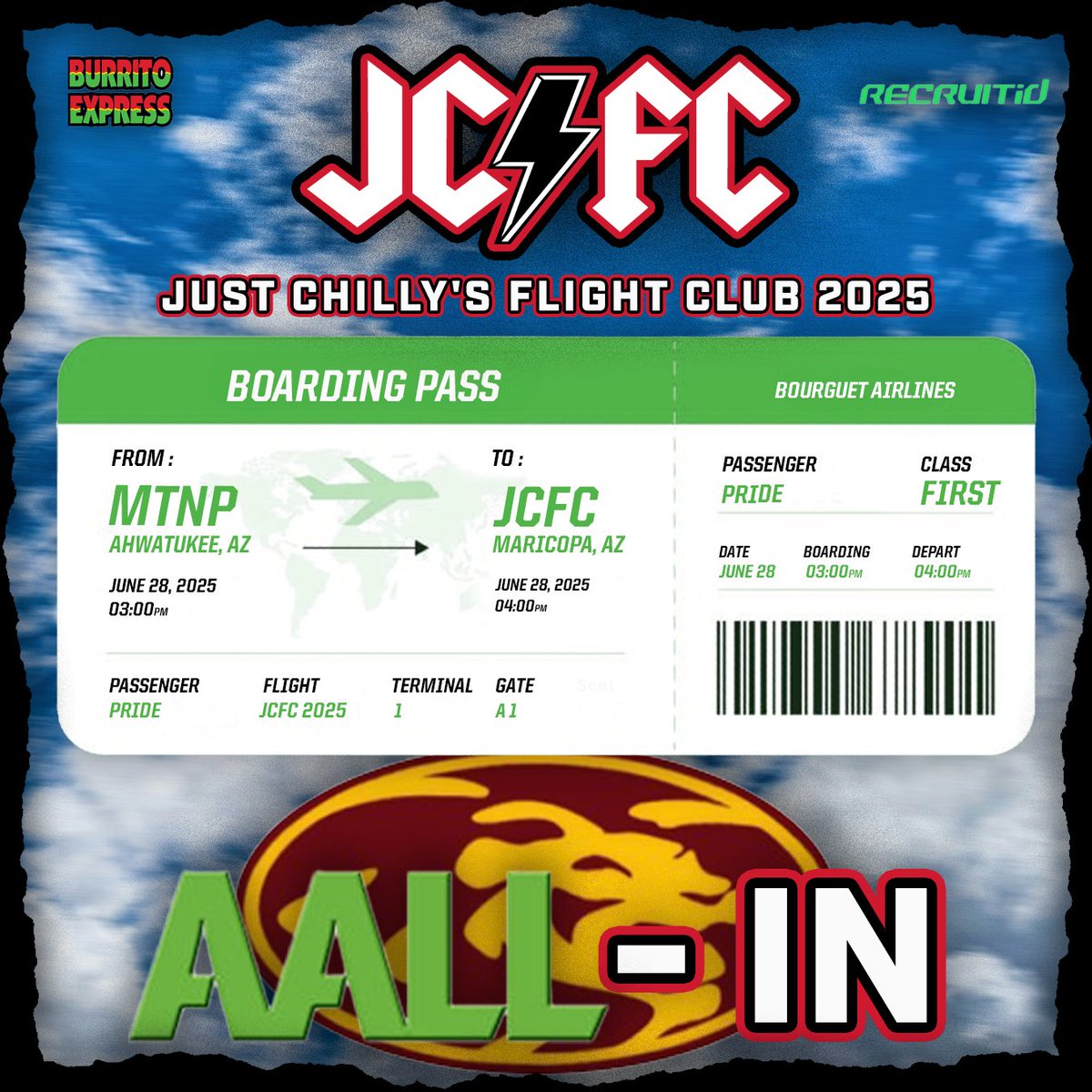 #ROLLPR1DE 🦁 #AZREIGN 

@JustChilly
@FlightClub7v7
@burritoexp
<a href="/_kvisuals_/">Kaiden</a>  <a href="/_RECRUITid/">RECRUITid</a> 
<a href="/CoachJonRoberts/">Coach Jon Roberts</a>