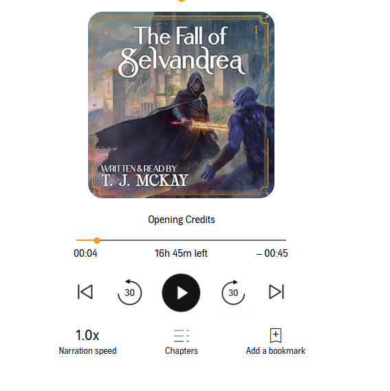 HERE WE GO! Audiobooks aren’t usually my thing, but I’m diving into this one. Planning to listen when I can’t read Gwyn’s Kingdom. Let’s do this! 📚🎧