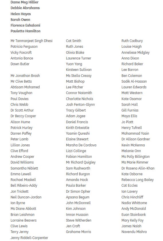 PolitlcsUK's tweet photo. 🚨 NEW: The full list of the 108 Labour MPs who have signed the reasoned amendment to the welfare reform Bill in an attempt to block it completely

It marks one of the biggest rebellions against the Government so far, with the Bill’s first vote due next week https://t.co/AhmVBtaAxW