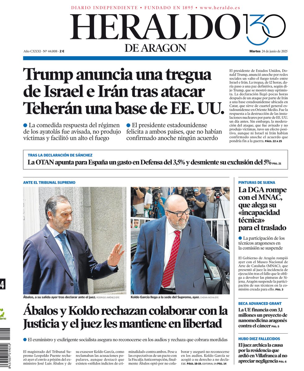 Heraldo de Aragón (@heraldoes) on Twitter photo 