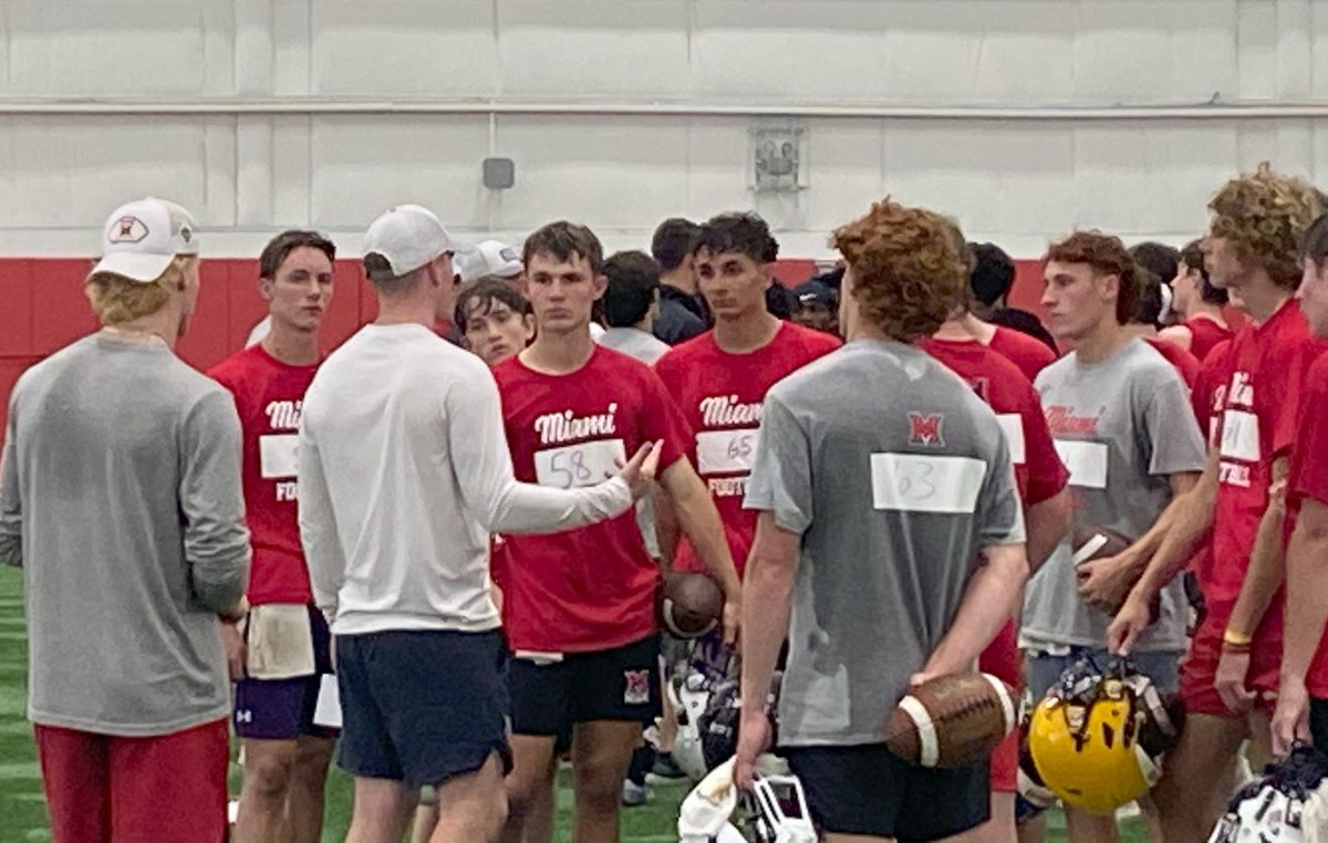 cooperdold's tweet image. Miami University Elite One Day Camp on June 22nd. Thanks to @Martin_Miami_HC , @A_Ragland14 & @CoadyKeller1 for a very well run camp. The coaches and players were awesome with instruction and feedback. Great athletes competed all day in the heat. Fellow @xfactor QB…