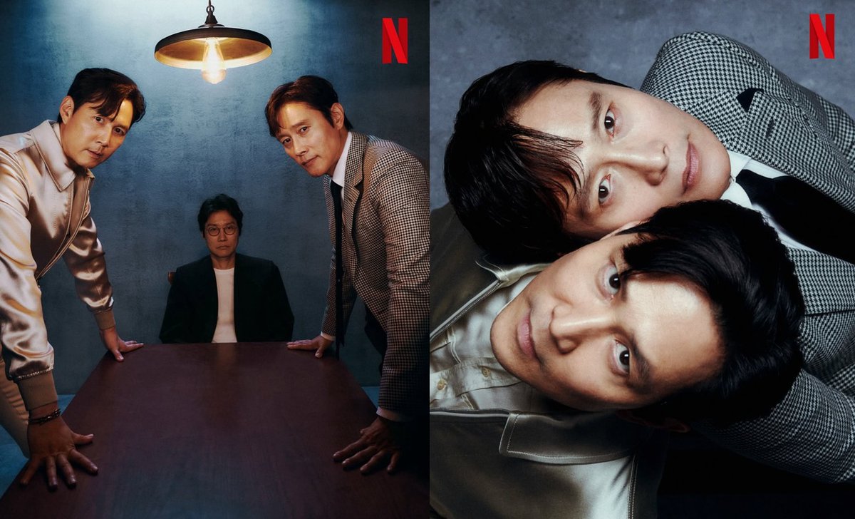 •kdm• SQUID GAME s3
tayang tanggal 27 (hari jumat besok), coba tebak siapa aj yang selamat😓
(new photoshoot with 2 main charas + director just dropped)