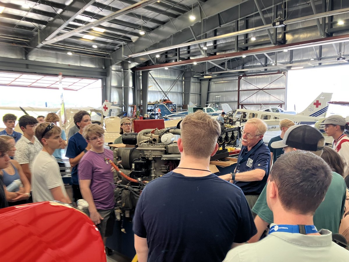 David Chilenski (@dwc_cfi) on Twitter photo Our Aviation Summer Camp is underway - we spent the day at Spirit of St. Louis airport. Campers learned about the mission of Wings of Hope and corporate flying activities.
<a href="/SLU_SSE/">SLU School of Science and Engineering</a> Our Aviation Summer Camp is underway - we spent the day at Spirit of St. Louis airport. Campers learned about the mission of Wings of Hope and corporate flying activities.
<a href="/SLU_SSE/">SLU School of Science and Engineering</a>