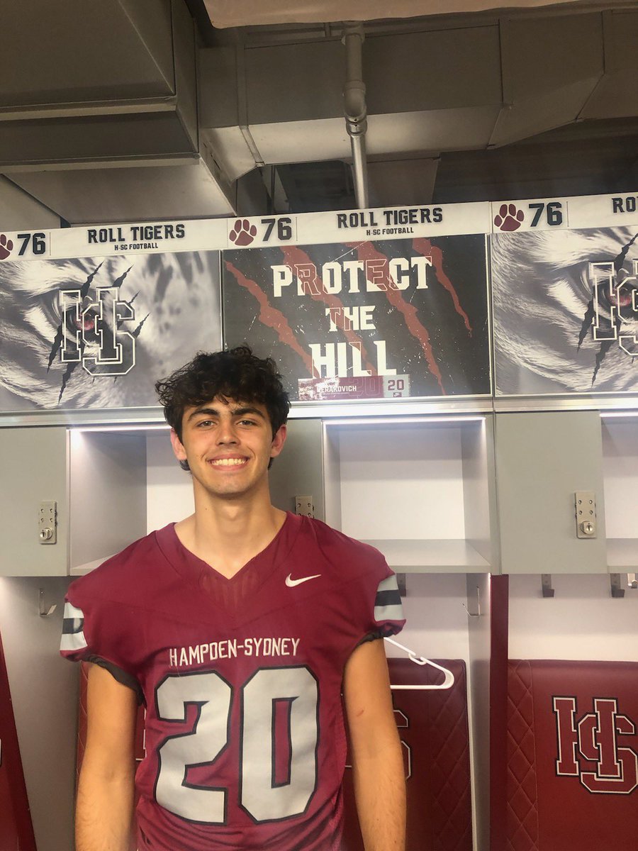 Cooper Herakovich (@coopherakovich) on Twitter photo Enjoyed my visit to Hampden-Sydney today. Thank you to Coach Zullinger and Coach Luvara for their hospitality and being able to show us what the program is all about. <a href="/ZachZullinger/">Zach Zullinger '07</a> <a href="/Coach_Luvara/">Vince Luvara</a> <a href="/nrcafootball/">NRCA Football</a> Enjoyed my visit to Hampden-Sydney today. Thank you to Coach Zullinger and Coach Luvara for their hospitality and being able to show us what the program is all about. <a href="/ZachZullinger/">Zach Zullinger '07</a> <a href="/Coach_Luvara/">Vince Luvara</a> <a href="/nrcafootball/">NRCA Football</a>