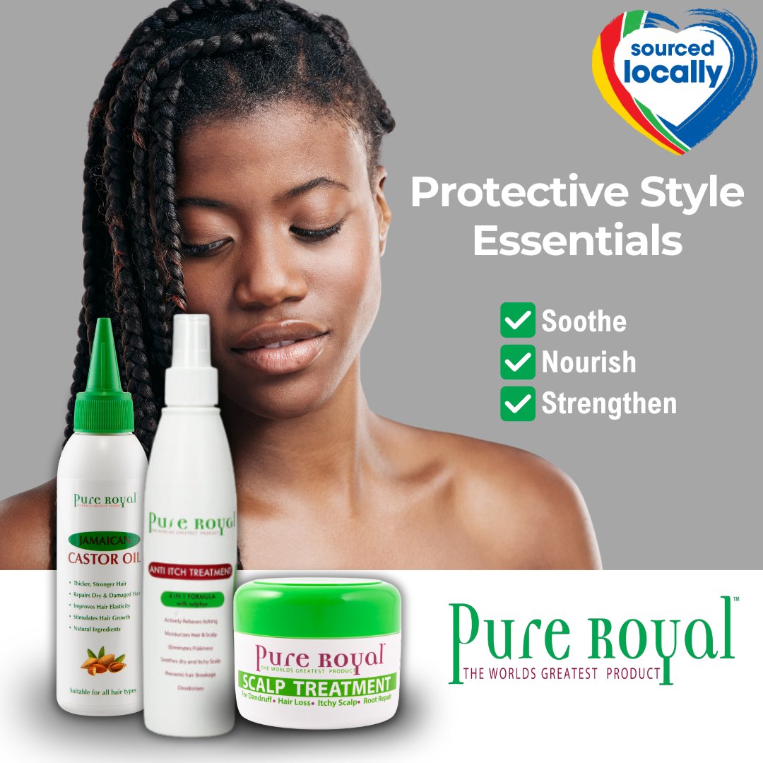 Clicks_SA's tweet photo. Pure Royal is your essential must-have for moisture, growth, and scalp care under every braid, twist & lock! ๐ฟ๐ง
Shop the range in selected stores, online, or on the app.
#protectivestyle #hairessentials #Clicks #pureroyalproducts #haircare https://t.co/OkvVRBWvv5