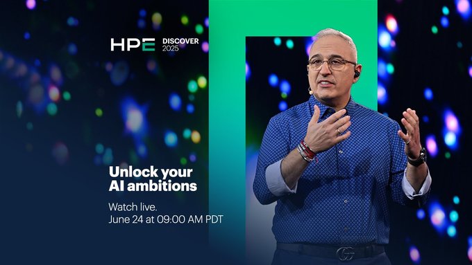 Sphere’da unutulmaz bir açılış konuşmasına hazır olun.

24 Haziran’da HPE’nin Başkanı ve CEO’su Antonio Neri, dünyanın en teknolojik sahnelerinden biri olan Sphere’da yeniden sahne alıyor. Bu etkileyici açılış konuşması, paylaşacağımız cesur vizyona yakışır benzersiz bir deneyim
