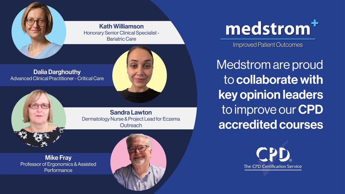 🎓 We are proud to be working with key opinion leaders to enhance our CPD accredited online courses.  

Covering everything from Patient Hygiene to the Science of Surfaces, we can't wait to share - stay tuned 🧠

Learn more about #CPD at Medstrom: medstrom.com/tag/cpd/