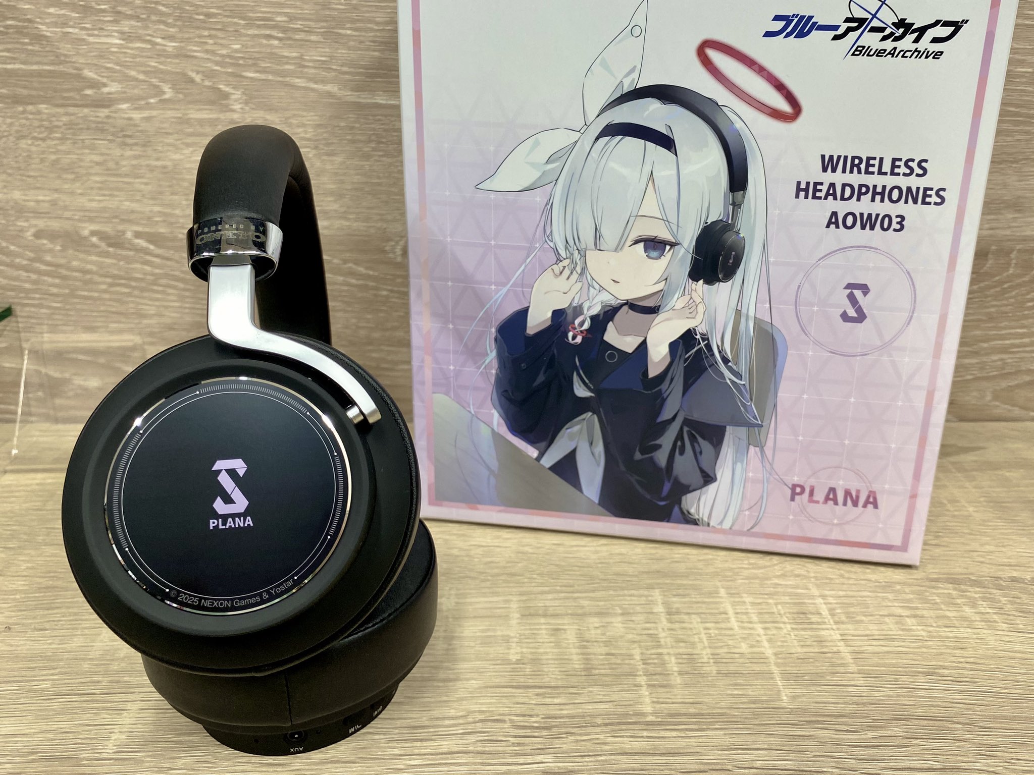 プラナ ワイヤレスヘッドホン AOW03 ブルーアーカイブコラボ 音アニ(オンアニ) on X: 