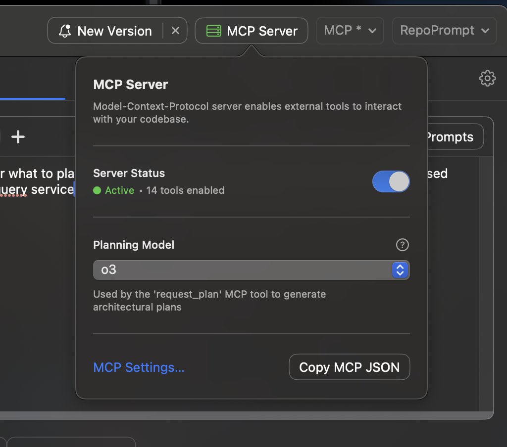 RayFernando1337's tweet image. The C.R.O.C stack is all you need. 
Claude, Repo Prompt MCP, o3, Code
Sync with Cursor or Claude Code, and generate full-stack plans with o3 and more!