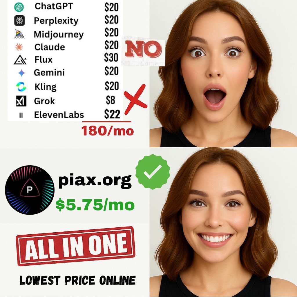 therjrajesh's tweet image. I was shocked! 😱 This AI platform, PIA @piaxgpt, that I recently found has prices so low I thought I misread them! But after using it, I realized the performance isn&apos;t compromised at all. 

It&apos;s like getting premium AI at bargain prices! 

Don&apos;t believe me? 
Try it yourself, you…