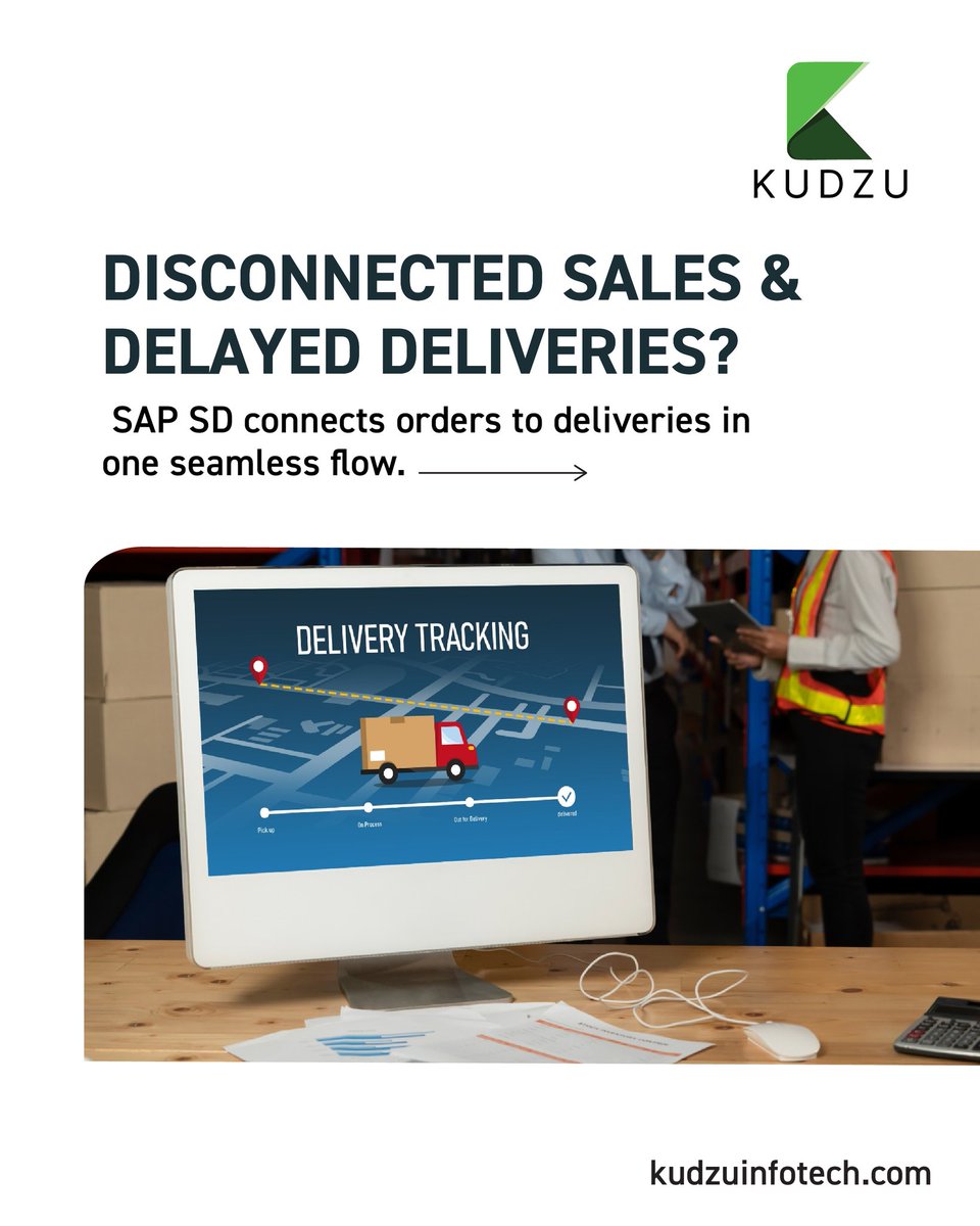kudzu_infotech's tweet image. Friction in sales kills momentum. SAP SD brings control; KUDZU brings results.

Upgrade how you sell, ship, and scale.

#SAPSD #SmartSales #KUDZUDrivesGrowth