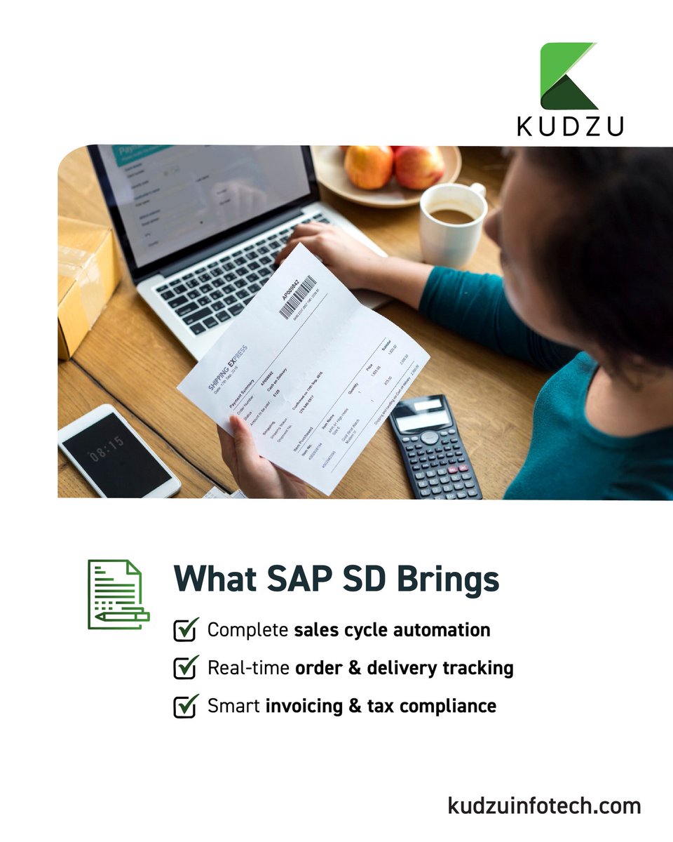 kudzu_infotech's tweet image. Friction in sales kills momentum. SAP SD brings control; KUDZU brings results.

Upgrade how you sell, ship, and scale.

#SAPSD #SmartSales #KUDZUDrivesGrowth