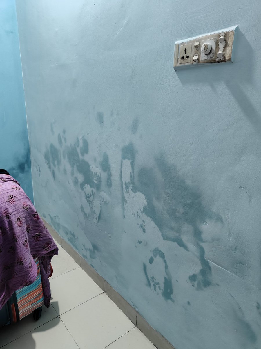 assassinpapi2's tweet photo. I’m extremely disappointed with the poor-quality painting service I received. Walls are full of patches, visible putty marks, and dirty handprints. I’ve already raised a complaint. Please arrange an inspection and fix ASAP. Room and bathroom sucks
 @urbancompany_UC #UrbanCompany https://t.co/chAMjnKvxo