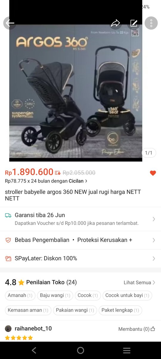indomie30hari's tweet photo. Wts stroller baby elle argos NEW cuma di rakit doang gk jadi pake jual rugi bgt 1.890 harga barunya 2.9 mau boleh langsung ke link nya https://t.co/sgk1otrk7y https://t.co/ey1kkpobTQ