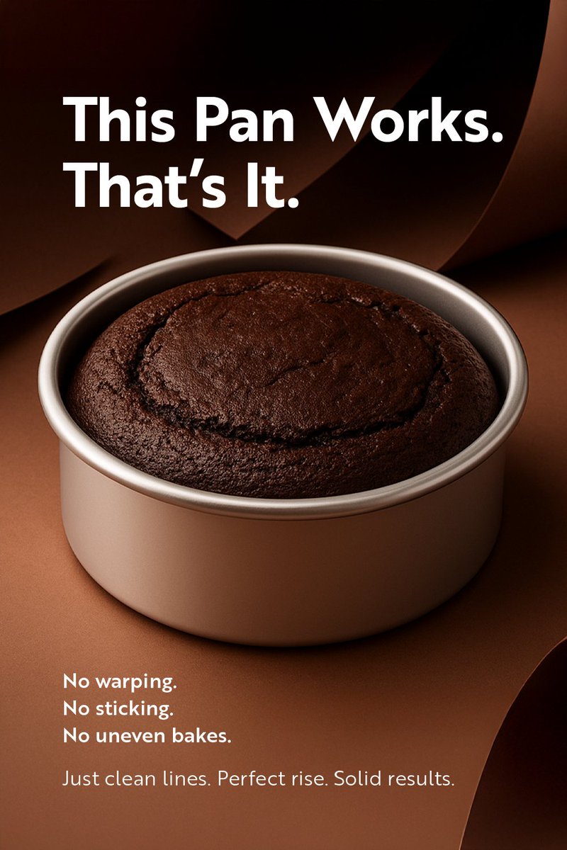 restaurantware's tweet image. Bake like a pro 🎂

Our straight-sided round cake pan delivers smooth edges, even baking, and easy release-perfect for layered cakes, birthdays, and more. Oven-ready, greaseproof, and built to last.

Product Link: Restaurantware.short.gy/CakePan

#BakingTools #CakePan #Restaurantware
