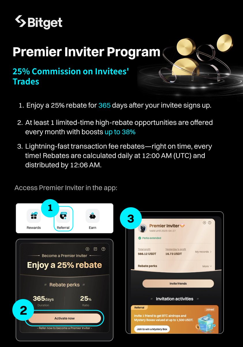 universe_kripto's tweet photo. 💼 Jadi mitra undangan terbaik dengan Bitget Premier Inviter!
📌 Undang teman, raih rebate 25%
📌 Kampanye bonus eksklusif setiap bulan
📌 Dukungan CS nonstop, 24/7
💸 Daftar dan mulai undang sekarang →
https://t.co/Nj26uQ2qRA
#Bitget #PremierInviter https://t.co/tSfDtBMGmo