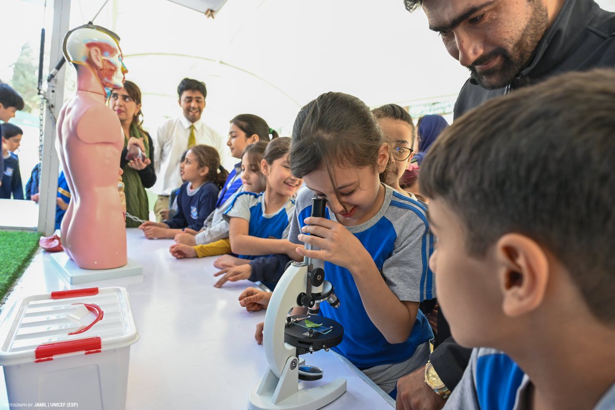 With thanks to <a href="/EUPakistan/">EUPakistan</a>, UNICEF proudly supported the talented students of Beaconhouse Juniper Quetta, a Top 10 finalist for the World’s Best School Prizes 2025 for Science Gaari, a student-designed mobile lab bringing STEM learning to rural Balochistan
bit.ly/40i6pLT