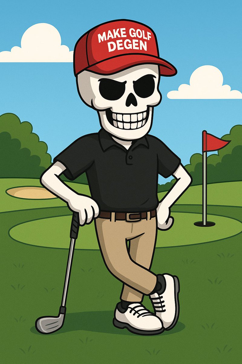 SkullieMcDuff's tweet photo. 💀 Took a quiet one yesterday, the world’s been wild enough.
But today? We’re back.
Back to building. Back to swinging. Back to $FORE business.
Presale June 27.
Let’s make golf degen again. ⛳️💀
#FOREcoin #CryptoGolf #Solana #Web3Culture #Degens https://t.co/5KgLpnVwIX