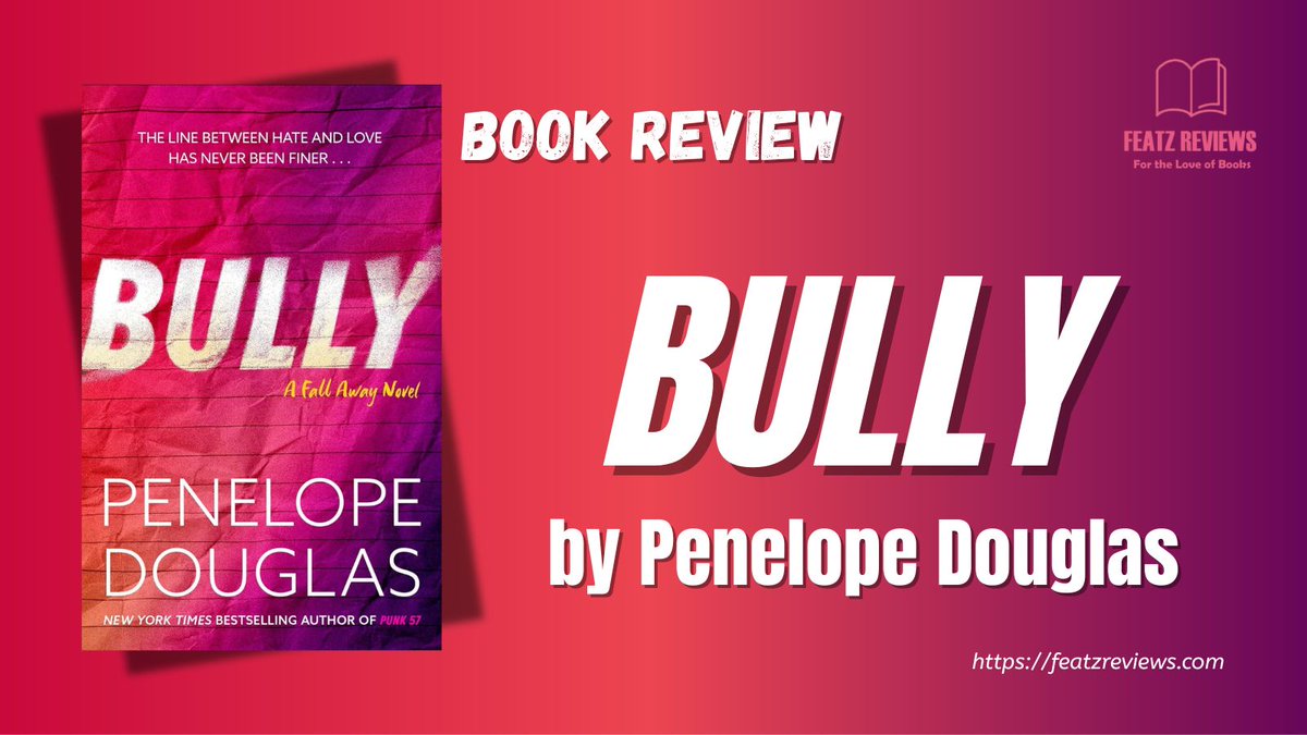 FeatzReviews (@featzr) on Twitter photo Visit the blog: featzreviews.com/bully-book-rev…
<a href="/AliciaSmit10/">Alicia Smit</a> is reviewing #Bully by <a href="/PenDouglas/">Penelope Douglas</a>
A fun read if you're in the mood for teen drama and big emotions. Happy Reading! Visit the blog: featzreviews.com/bully-book-rev…
<a href="/AliciaSmit10/">Alicia Smit</a> is reviewing #Bully by <a href="/PenDouglas/">Penelope Douglas</a>
A fun read if you're in the mood for teen drama and big emotions. Happy Reading!