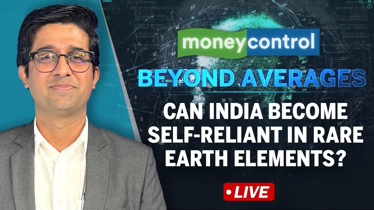 moneycontrolcom's tweet photo. Beyond Averages | 🚨 Has India Missed the Bus on Rare Earths? 🤔

Can India Become Self-Reliant in Rare Earth Elements? @IshaanGera brings you all the details. 

Tune in to watch 👇
https://t.co/SGZ6MmVfZn

#India #EarthElements https://t.co/NEYv38dlD3