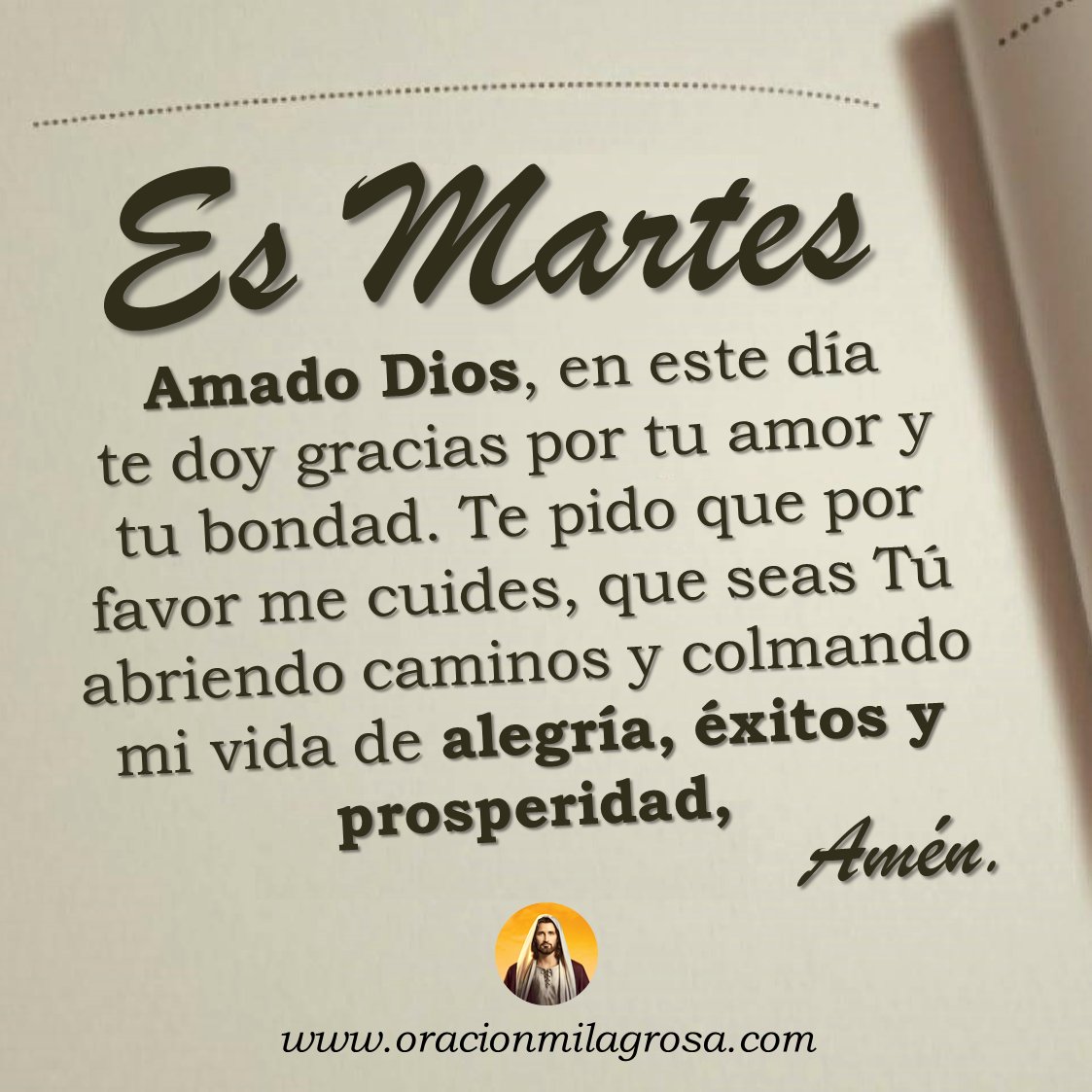Oración para hoy martes 24 de junio 👉 youtu.be/TbyZNT-dBNk ✨