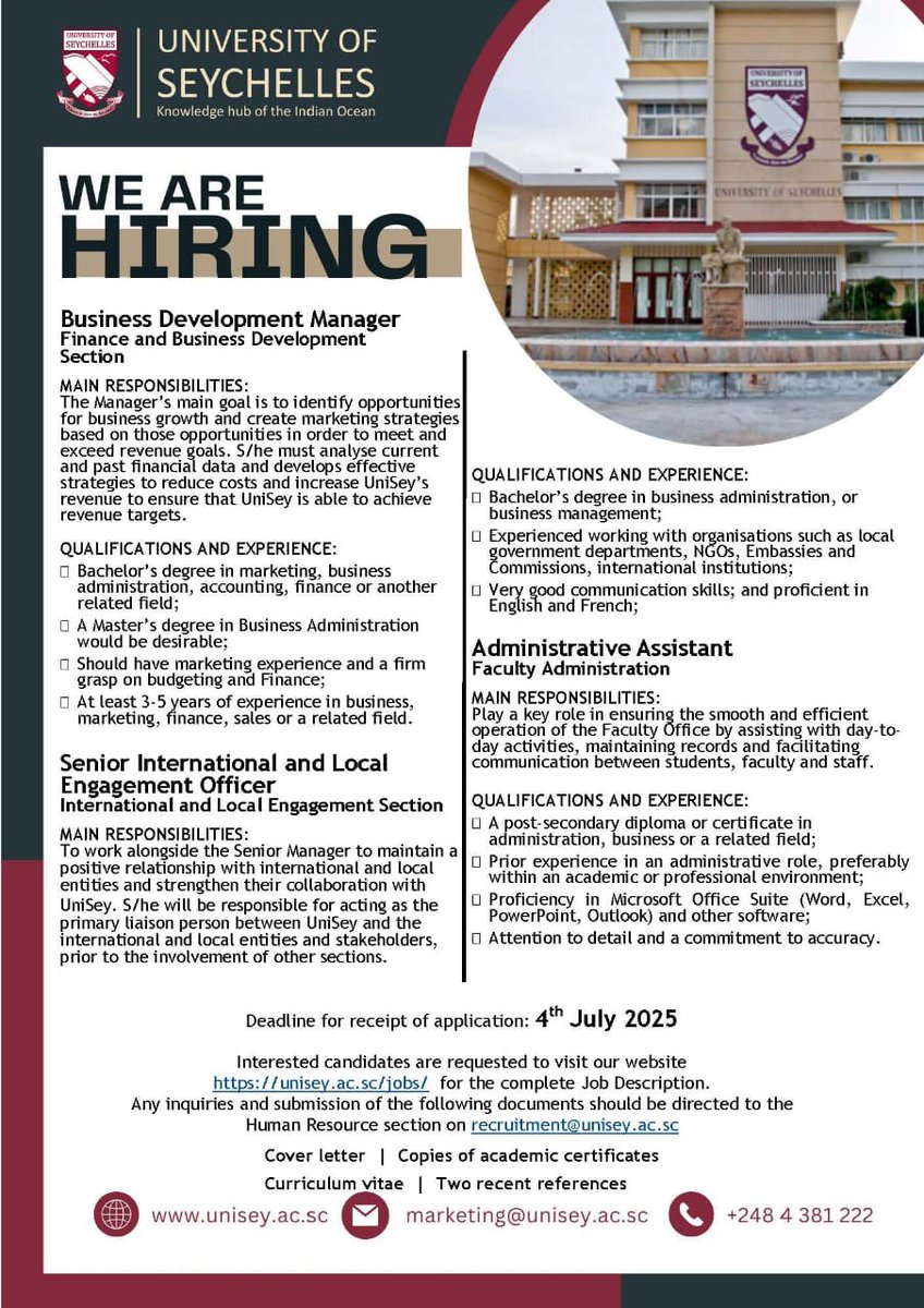 📣WE ARE HIRING 📣