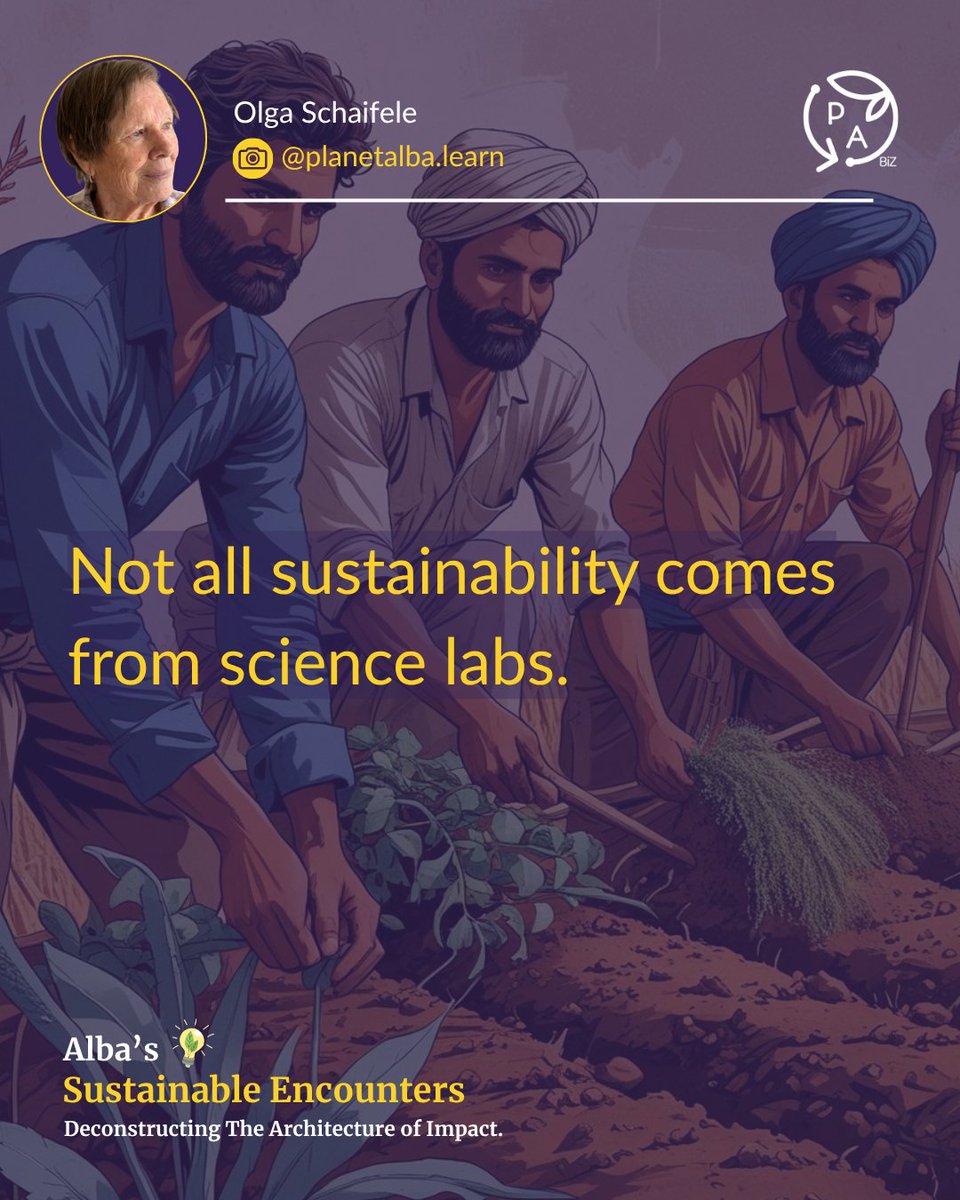 planetalba's tweet photo. No slogans. No studies. Just hands in the soil.
India’s farmers keep biodiversity alive.
#ase #sustainability #india #green https://t.co/tjoIQvUJyv
