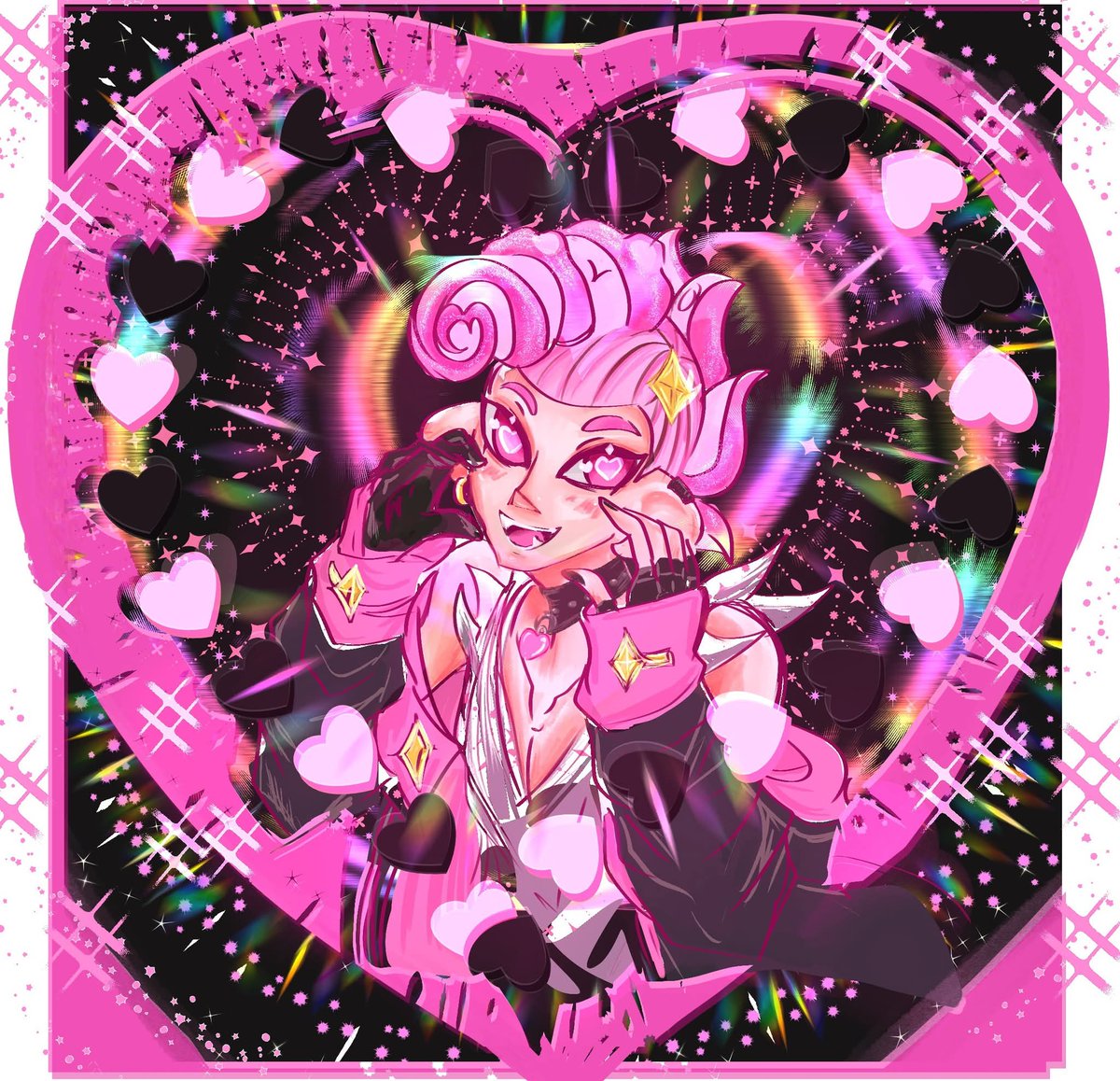 BotnyB's tweet image. Happy Birthday to me! Qwq It was a magical one! Here have some Kira Kira LOVE Beam!!!  🩷🩷🩷🩷