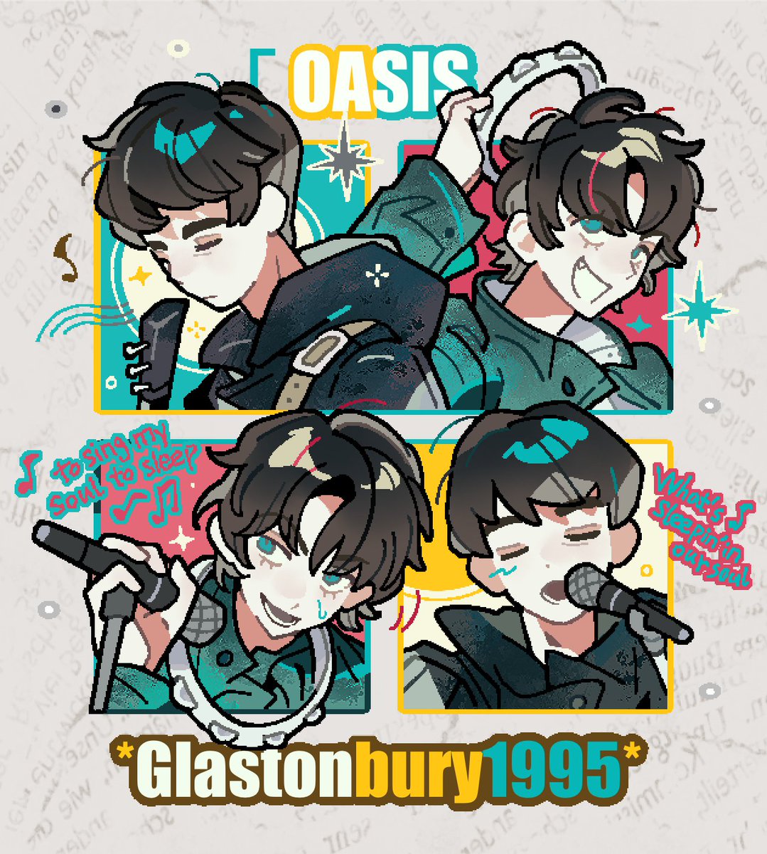 bothateaoi's tweet image. 🥑🥑🥑🌽🌽🌽🐈⬛🐈⬛🐈⬛🐕🦺🐕🦺🐕🦺
#Oasis 【Glastonbury 1995 live】
谁还没看🌽为数不多唱出《Acquiesce》第二段歌词:“I hope that I can say , the things I wish I'd said,to sing my soul to sleep , and take me back to bed .🎶🎶🎶”