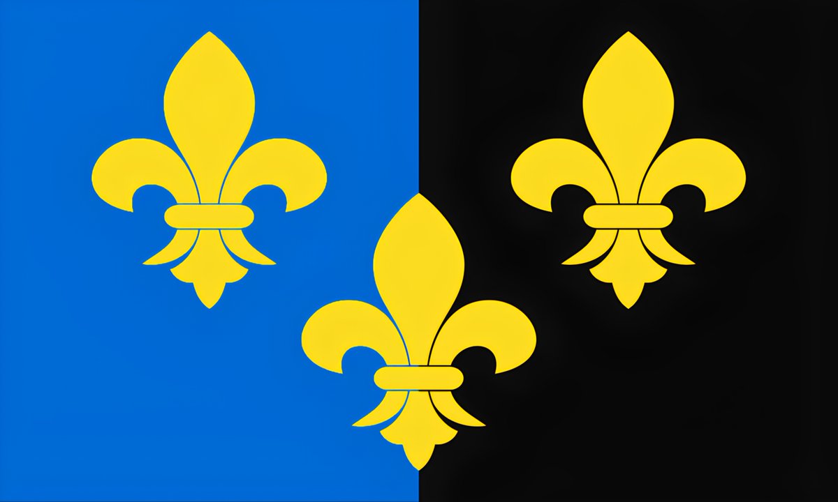 RealCounties's tweet image. The #Monmouthshire (Sir Fynwy) flag was registered in 2011.

The design originates with arms attributed by mediæval heralds to the 6th century king Inyr.

The pattern has a long association with the county and is widely used and recognised.

🇬🇧 #HistoricCounties | #CountyFlags 🏴󠁧󠁢󠁷󠁬󠁳󠁿