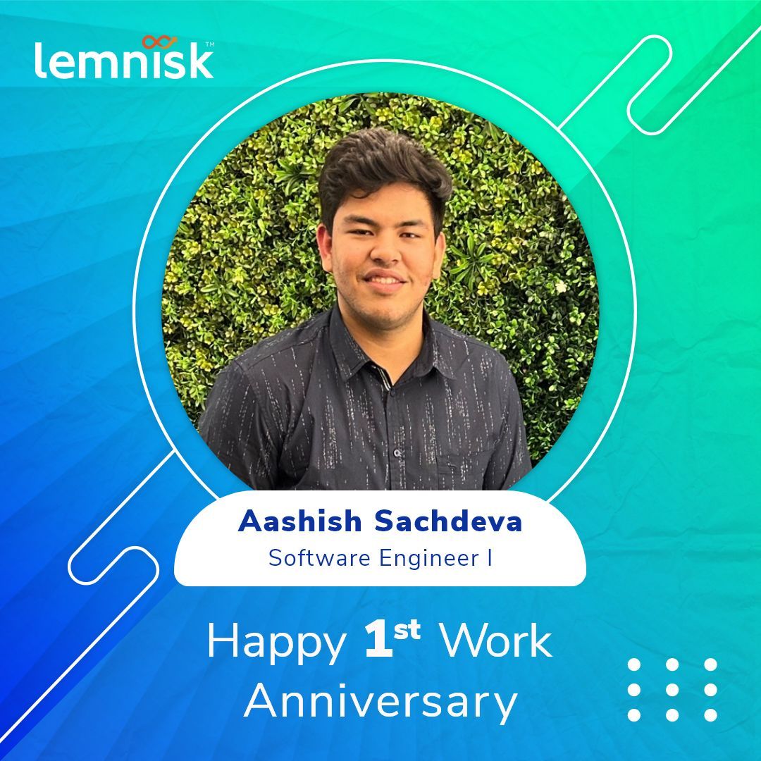Congratulations, Remya Sarah Joseph and Ashish Sachdeva, on your #workanniversaries. We thank you for your invaluable contribution and efforts to the company.😊

#lifeatlemnisk #happyworkanniversary