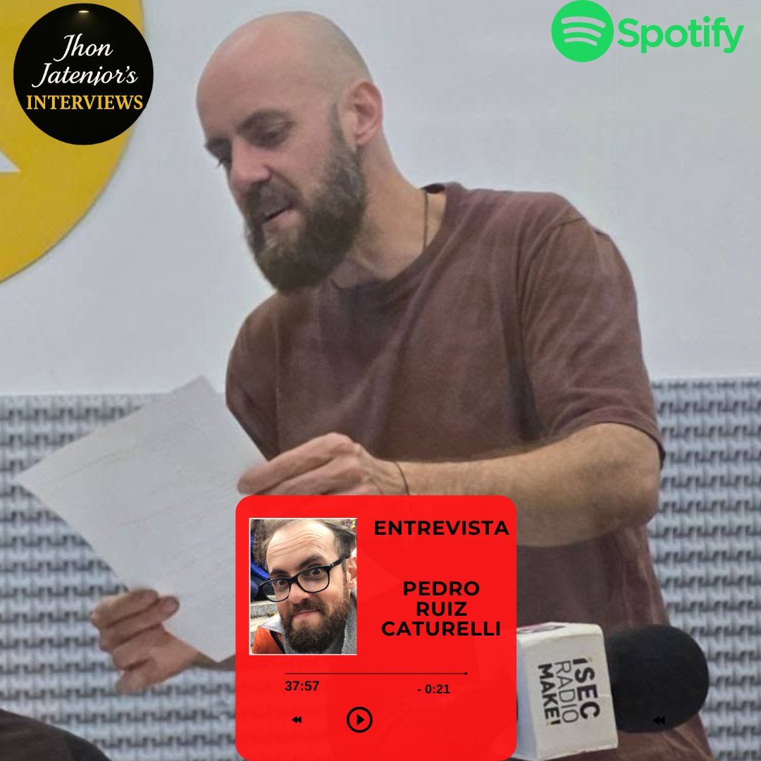 Ya está disponible a través de Spotify, la entreista con el Actor de Doblaje, Pedro Ruíz Caturelli

open.spotify.com/episode/5TlpuI…
