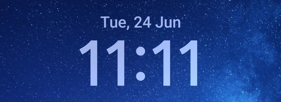 11:11 Sending love and affection.
#tuesdayvibes ❤️