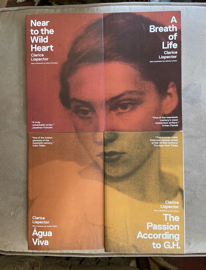 Clarice Lispector
4-book cover design 
New Directions Books