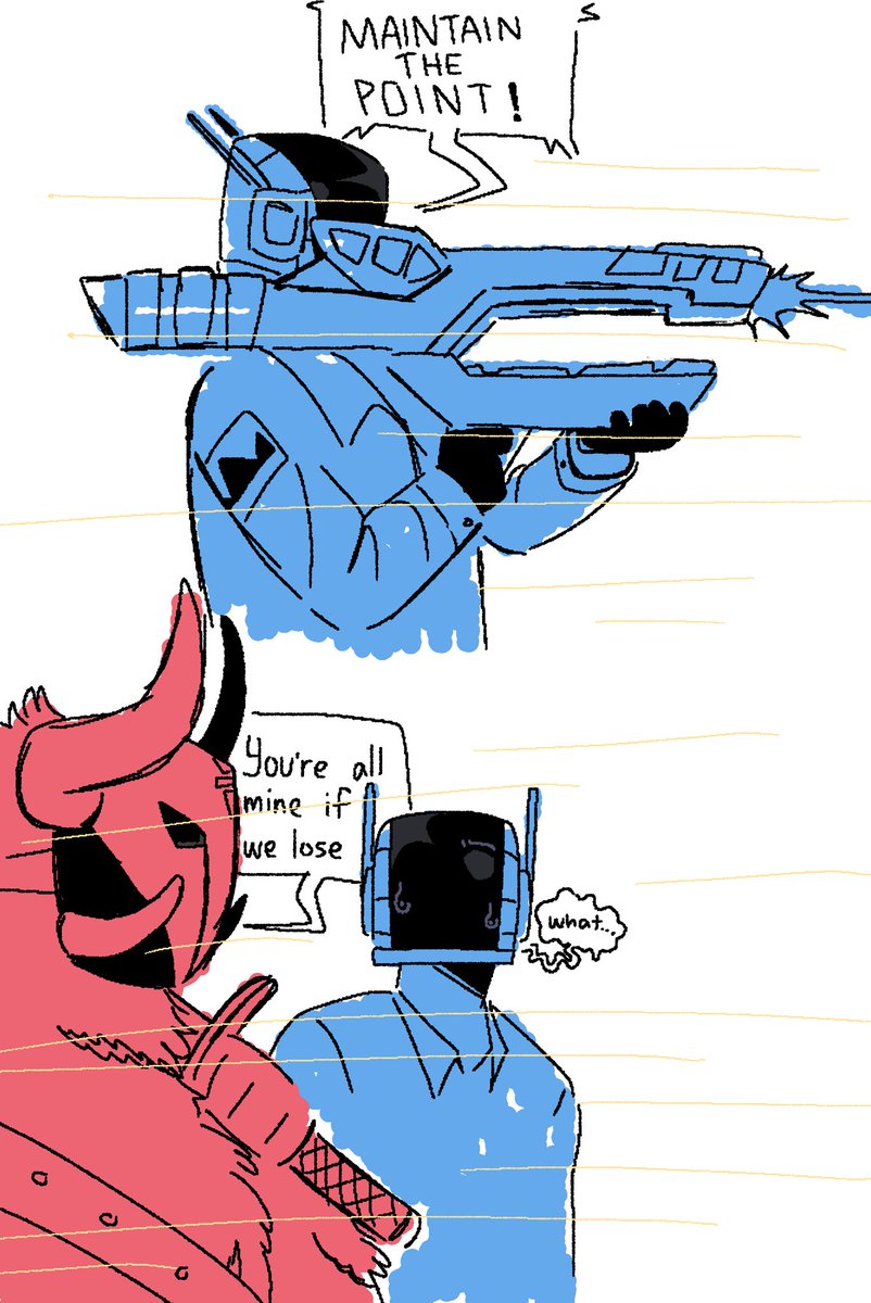 played phighting a good portion of today. had two encounters that really stood out so i doodled one of them. i am still scared of that katana (we clutched the match) #phighting #art