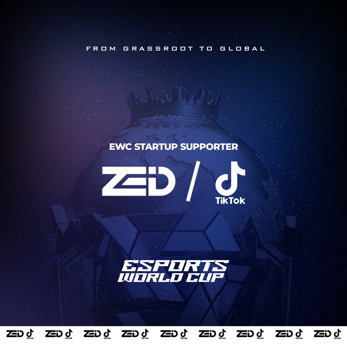 zediesports's tweet photo. Thrilled to announce TikTok as our official Startup Supporter for the Esports World Cup 2025.
The road to Riyadh has never looked this dynamic.
#ZediEsports #TikTokGaming #EWC2025 #FromGrassrootToGlobal #StartupSupporter #ZediAtEWC #BuiltForTheBigStage #EsportsOnTikTok https://t.co/tsQN5XCJqG