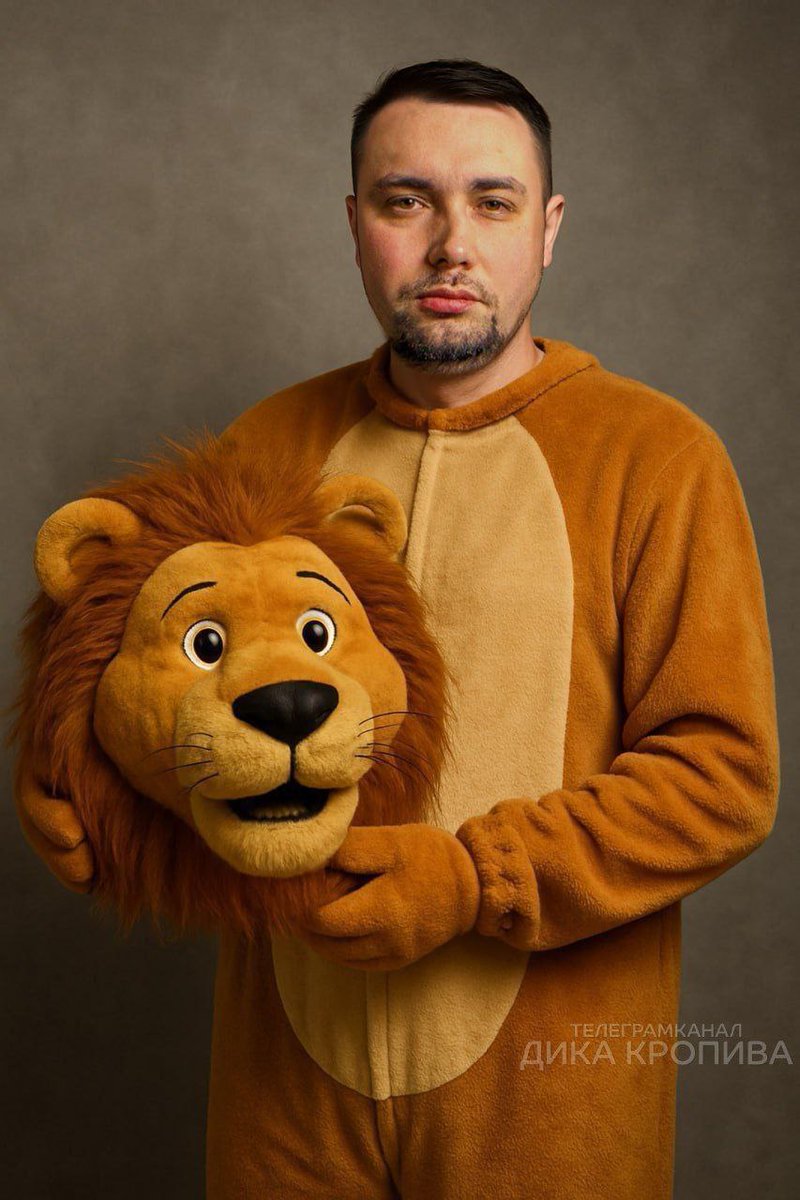 Знайшли фото того лева шо покусав того підора )))