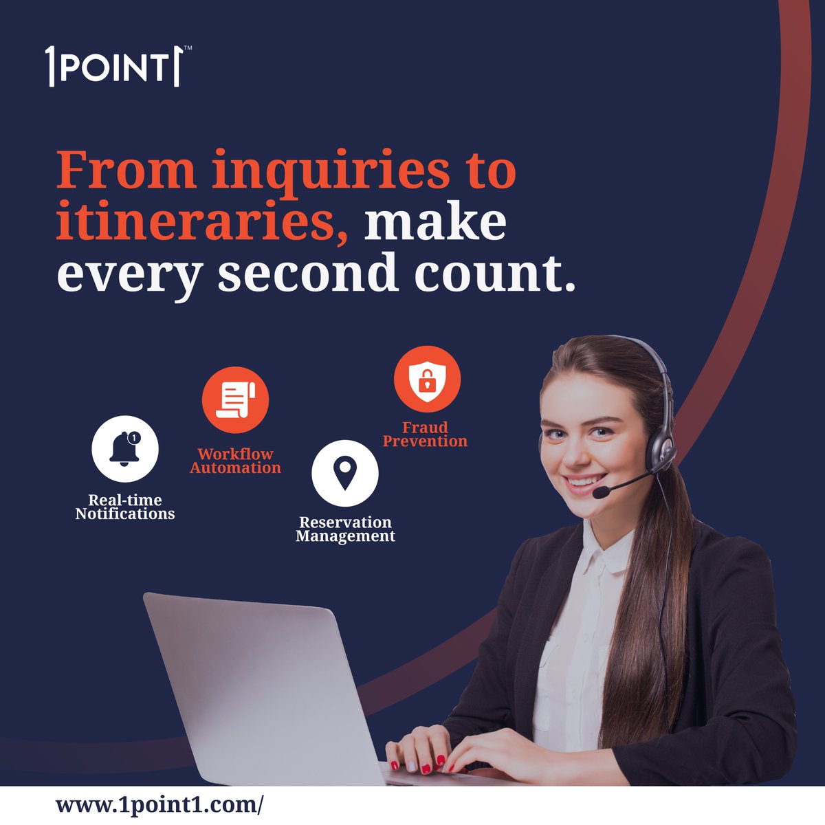 Hotels 🏨. Airlines ✈️. Tour Operators 🌍.

We deliver unforgettable CX with calls, email, chat &amp; multilingual support — bookings, flight updates, baggage &amp; more.

Know more 👉 1point1.com/industry/trave…

#1point1 #TravelCX #CustomerExperience