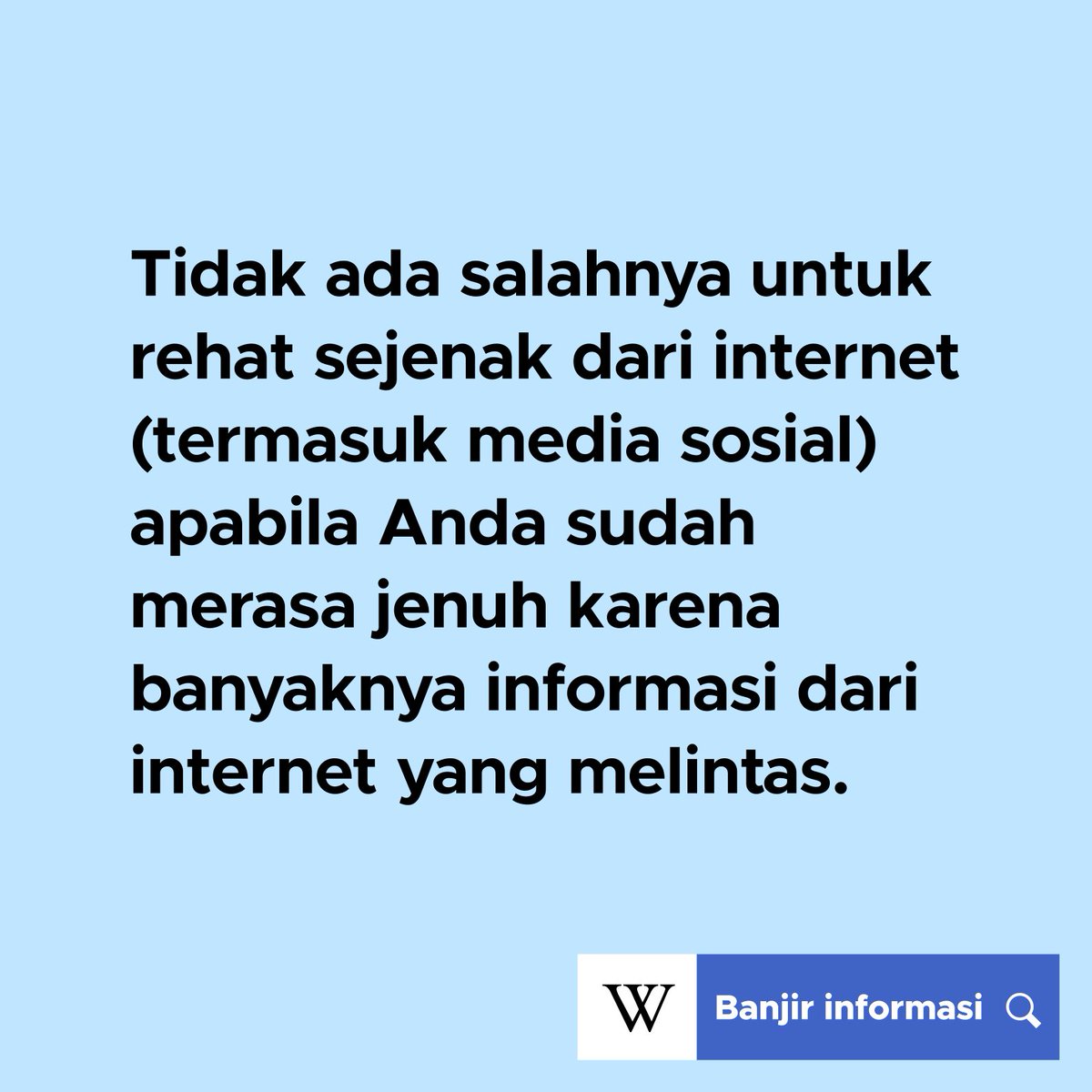 idwiki's tweet photo. Sekadar mengingatkan. 🙏 https://t.co/sOZwu3dQUI