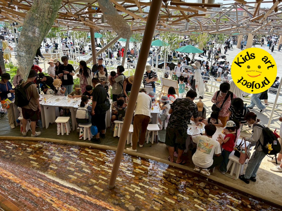 万博会場と会場へ行けない子どもたちがいる
全国の医療施設等を、2025年8月8日（金）
WEBで繋いで遊びます！

材料等の購入に、ご支援ご協力の程、
お願い申し上げます。

★マンスリーサポーターも募集中★

syncable.biz/associate/kids…

#寄付
#万博
#医療
#Kidsartproject
#川崎市
#川崎臨港病院